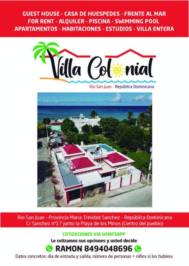 Villa Colonial Suite N 4 Basic Interior Río San Juan Exteriör bild